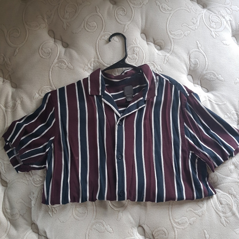 H&M Mens Button Up Shortsleeve